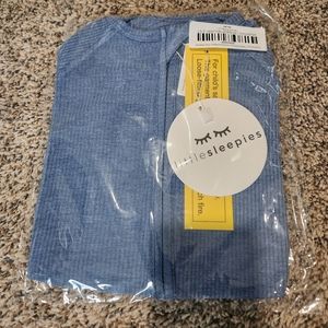 Little sleepies ribbed zippy